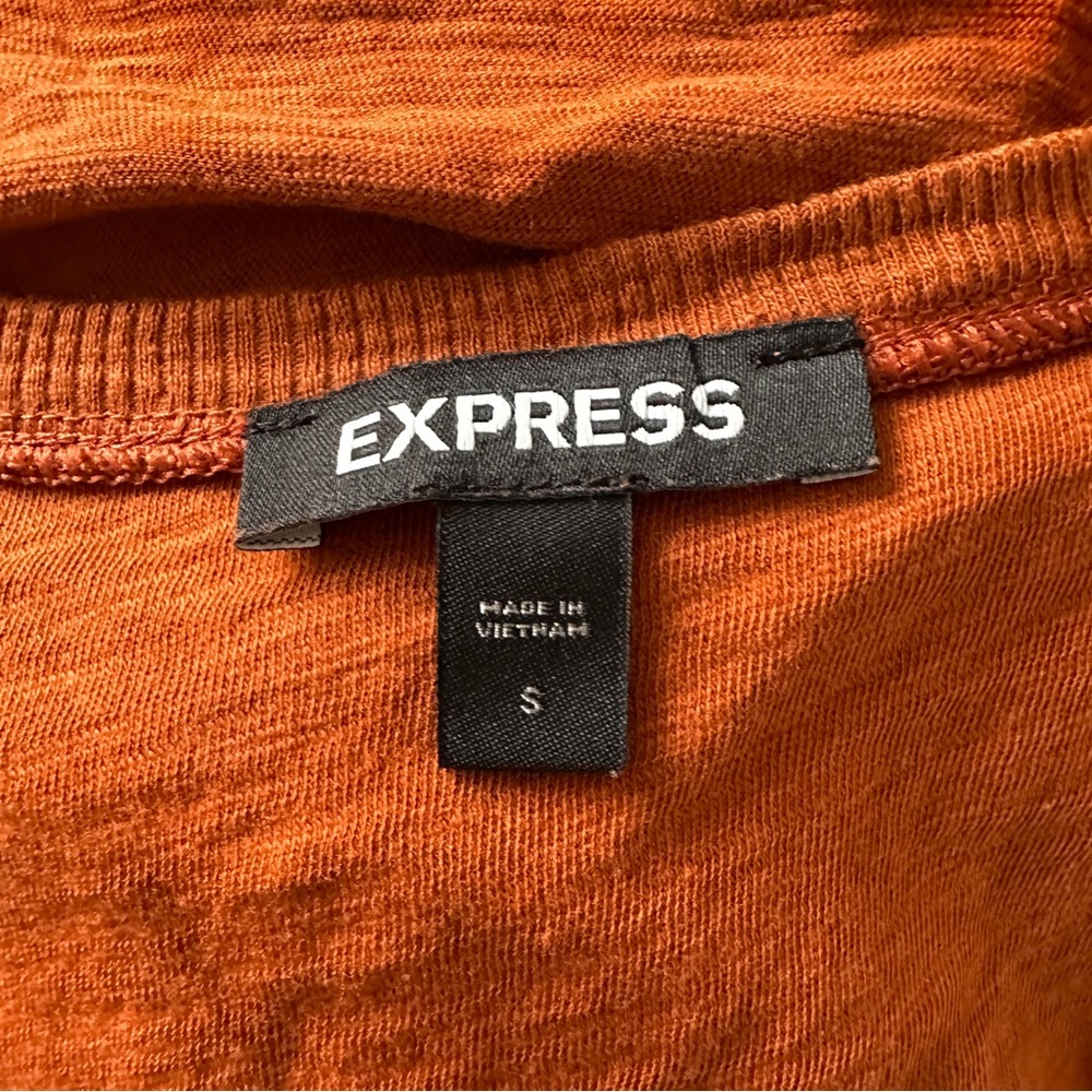 Express Burnt Orange Tank Top - Picture 5 of 6